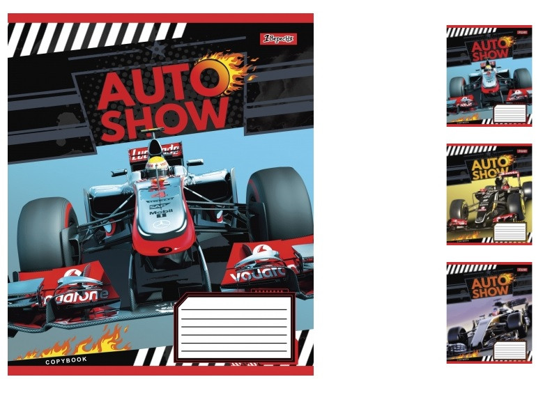 А5/24 кл. 1В Auto show, зошит учнів. 20 шт. уп. //, фото 1