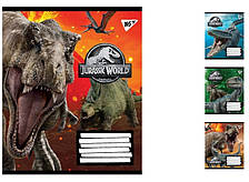 А5/48 лін. YES Jurassic World. Genetic failure, зошит дя записів 10 шт. у уп. //