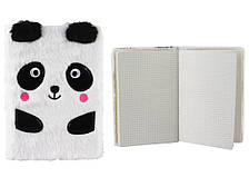 Блокнот пухнастий "Panda" А5, P80 70g mix, 1шт/етик.