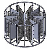 Медогонка 8-рамкова автоматична під рамку "Рута" (редуктор черв'ячний),(АВВ-100), фото 3