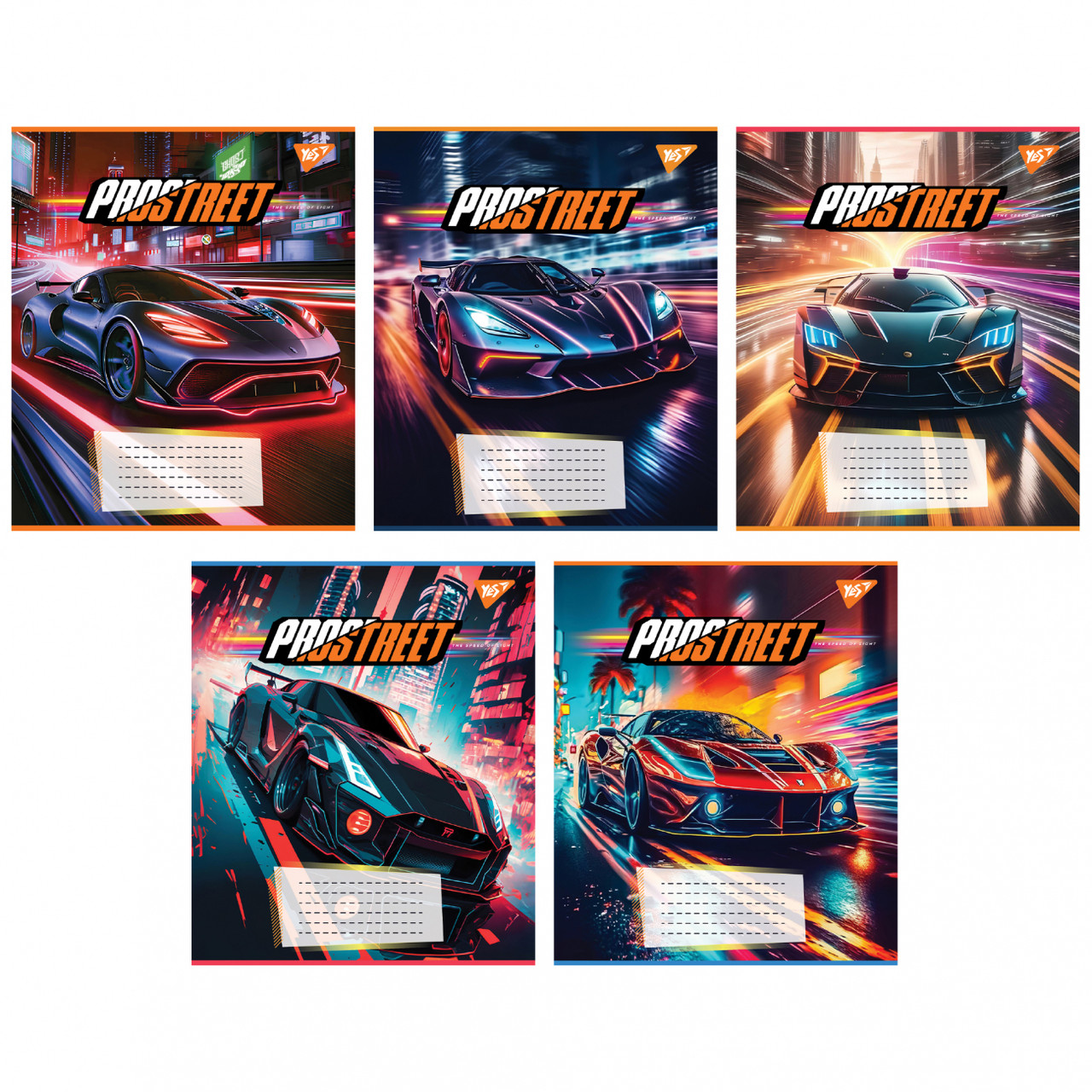 А5/60 кл. Yes Prostreet, зошит для записів 10 шт в уп. //, фото 1