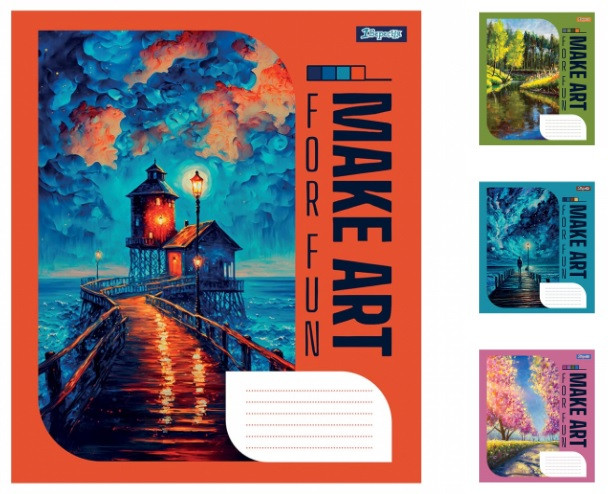 А5/60 кл. 1В Make art, зошит для записів 10 шт в уп. //, фото 1