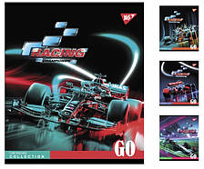 Зошит для записів  А5/48 кл. YES "Racing championship" мат. ВДЛ+УФ-виб.+мікроембосінг 5 шт в уп. //