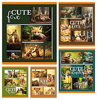 Зшитий 48 арк.клетинка Тверда 41508 Cute friends, 5 к., 10 шт. в уп. /200/