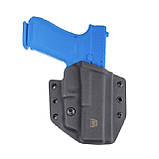 Кобура зовнішньопоясна Ata-Gear Hit Factor Ver.1 для зброї Glock-17/22/47. Чорний, правша., фото 4
