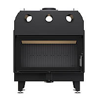 Камінна топка BOKAR 9050 (19,1 kW) black ceramatex, фото 3