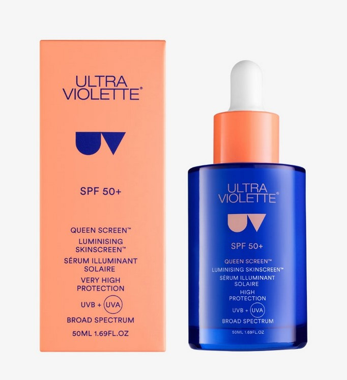 Сяюча сонцезахисна емульсія для обличчя Ultra Violette Queen Screen SPF 50, фото 1
