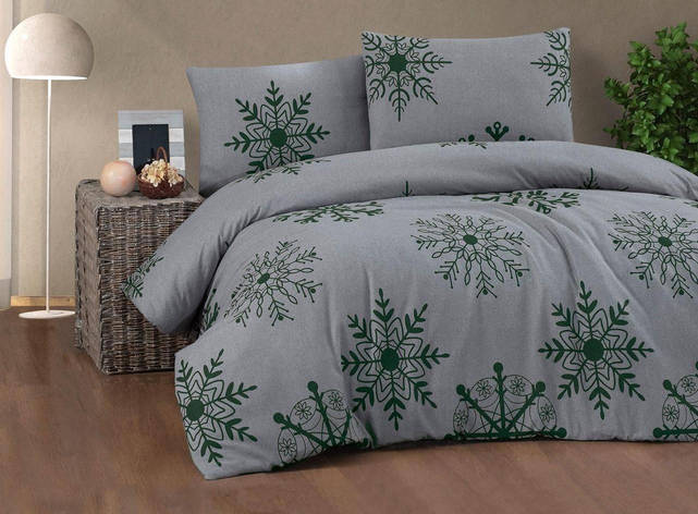 Постільна білизна Flanel Turkey - Євро, фото 1