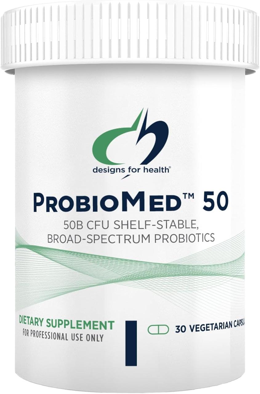 Designs for Health ProbioMed 50 / Безмолочний пробіотик 50 млрд КУО 30 капсул