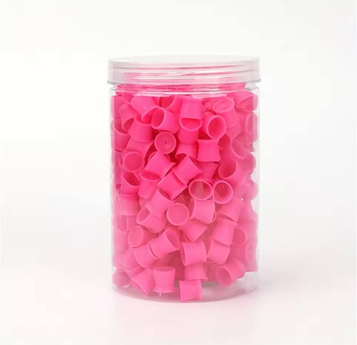 300 шт Силіконові ковпачки PINK 13 мм, фото 1