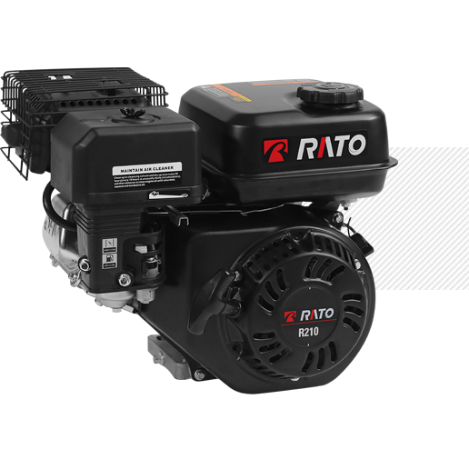 Rato Двигун бенз. Rato R210/вал 20мм; 4,4кВт, 3600об/хв, 4-тактний, бак 3,6л