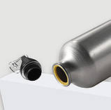 Фляга велосипедна алюмінієва сіра SportVip 750мл, фото 2