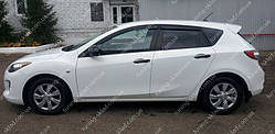 Вітровики вікон Мазда 3 BL хетчбек (дефлектори бічних вікон Mazda 3 2 Hb)