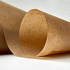 Крафт папір 35 г/м в рулоні шириною 40 см довжиною 70 м бурий коричневий, фото 3