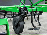 Комбінований культиватор з котком 1.5м Бомет для трактора (3т, 1.5м, 3 стрілч. лапи +5 пруж. лап в 3 ряди), фото 2