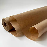 Крафт папір 35 г/м в рулоні 50 м шириною 58 см полосатий бурий