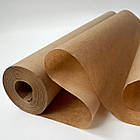 Крафт папір 35 г/м в рулоні 50 м шириною 58 см полосатий бурий, фото 3