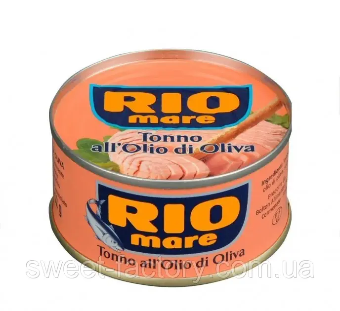 Тунець в оливковій олії Rio Mare AllOlio di oliva 80g, фото 1