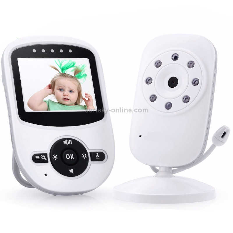 Відеоняня Baby Monitor SM24 Original JKR з датчиком звуку, нічне бачення + термометр, радіоняня, няня