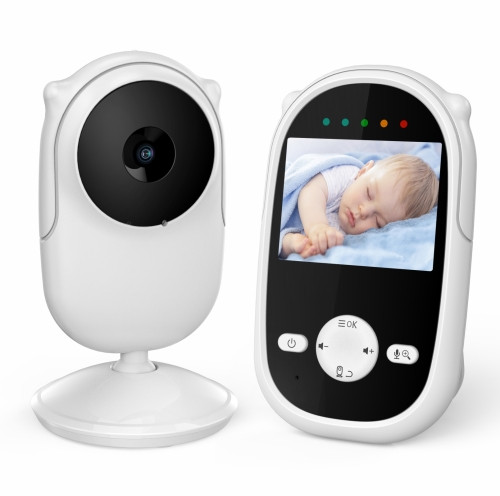 Відеоняня Baby Monitor SM25 Original JKR з датчиком звуку, нічне бачення + термометр, радіоняня, няня
