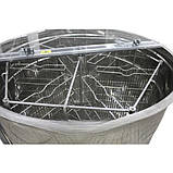 Медогонка 6-х рамкова нержавіюча (марка сталі 304) автоматична рамка Рута,( Меліса-93), фото 4