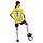 Дитяча футбольна форма AL NASSR RONALDO 7 CO-3644 жовто-синій, фото 5