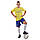 Дитяча футбольна форма AL NASSR RONALDO 7 CO-3644 жовто-синій, фото 7