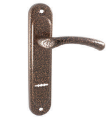 Ручка на планці під ключ Мотор Січ міжвісь  77 мм коричнева