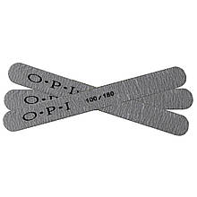 Пилка овальна для нігтів OPI 100/180, упаковка 50 шт.