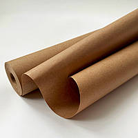 Крафт папір 65 г/м в рулоні 75 м шириною 102 см бурий коричневий