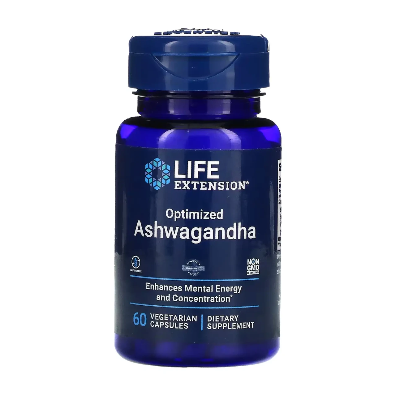 Life Extension, Optimized Ashwagandha - 60 vcaps