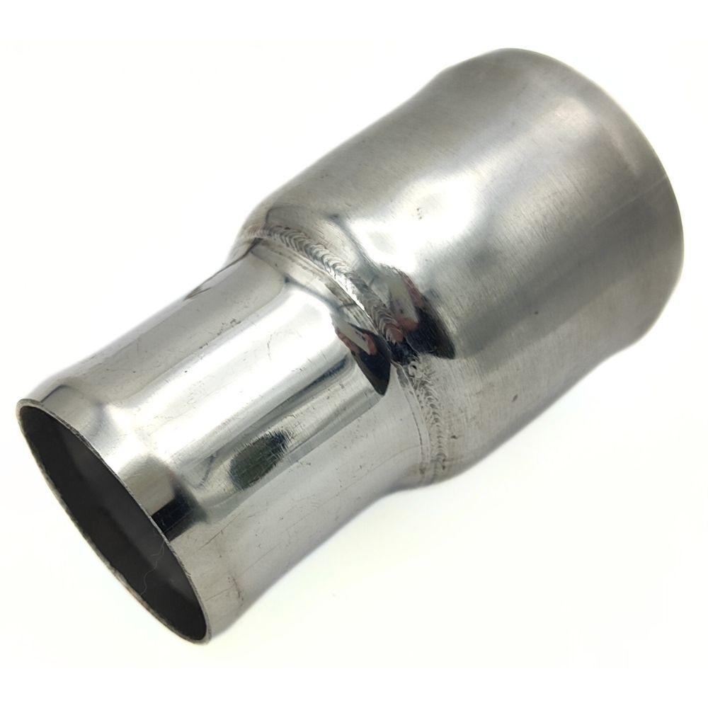 Перехідник 50x63 мм тосольний з нержавіючої сталі, фото 1