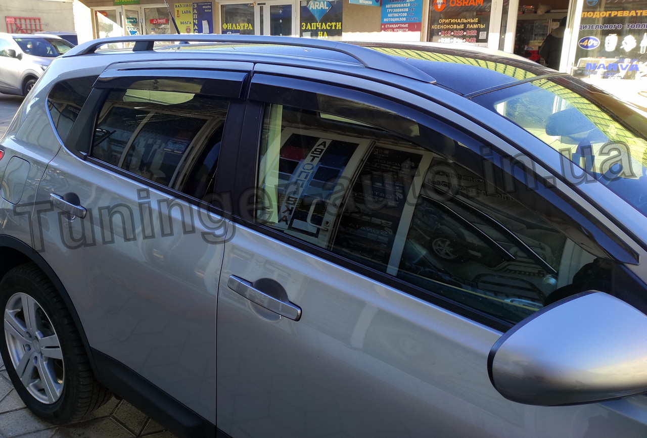 Дефлектори вікон (вітровики) Nissan Qashqai 2007-2013 (Uncle)