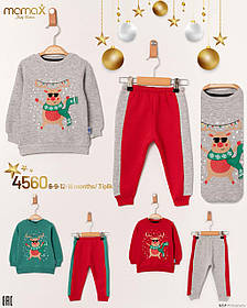 Новорічний костюм на флісі для малюків 6/18 міс.; Гурт. Туреччина