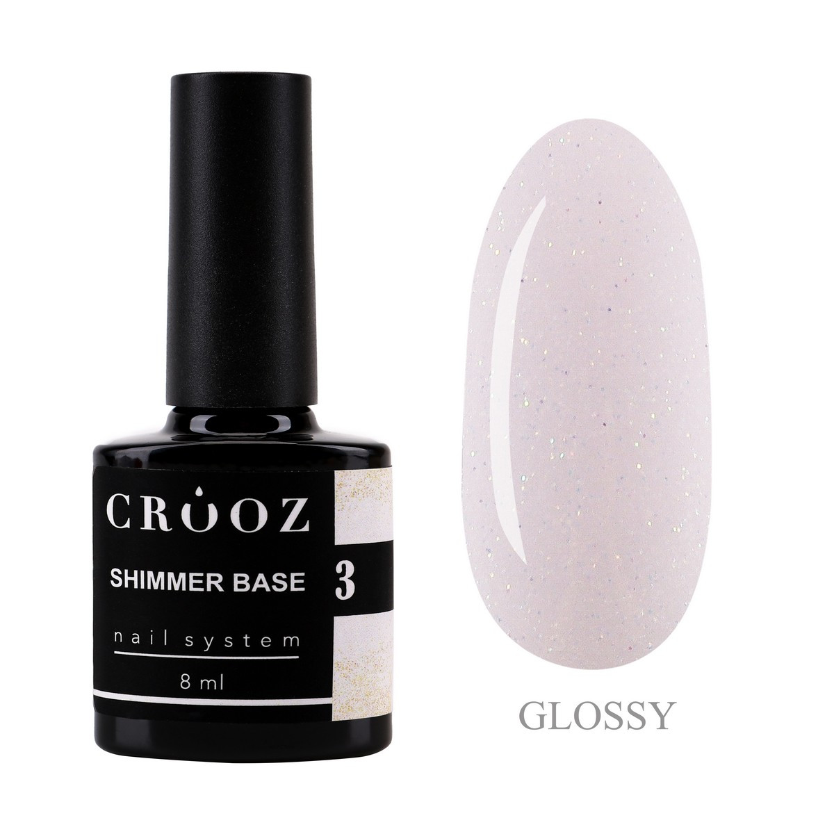 База із шиммером CROOZ Shimmer Base #3, 8 мл., фото 1