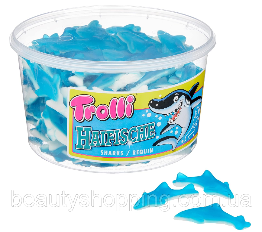 Trolli Sharks акули жувальний мармелад 1.2 кг Німеччина