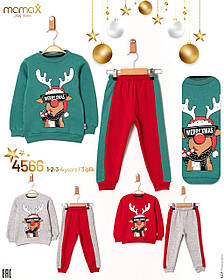 Новорічний костюм на флісі для малюків 1/4 роки; Гурт. Туреччина