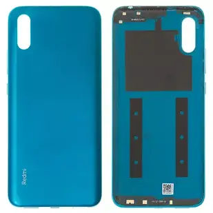 Задня панель корпусу для Xiaomi Redmi 9A, 9AT, зелена, з бічними кнопками, M2006C3LG, M2006C3LI, M2006C3LC