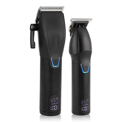 Набір для стрижки Resuxi Set Black (машинка + тример + 2 пари ножиць) LM-2027-BK