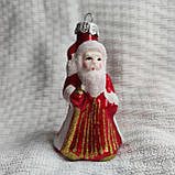 Формова скляна іграшка "Дід Мороз", фото 2