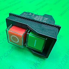 Кнопка Kedu KJD17 (230В/16А) 4 контакти START/STOP для обладнання універсальна, фото 3