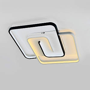 Квадратна Led-smart люстра з пультом та дилером до 18 м² 90 Вт DOMINO квадрат