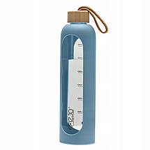 Пляшка для води спортивна 4FIZJO 1000 мл скляна Blue (P-5905973403894), фото 5