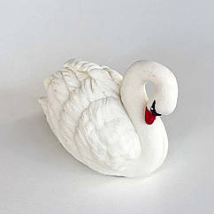 Прикраса для торта з шоколадної глазурі Лебідь 3D