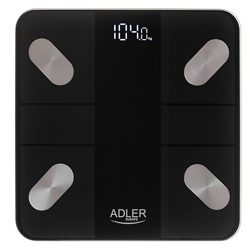 Smart -  Ваги для ванної кімнати Adler AD 8186 Black