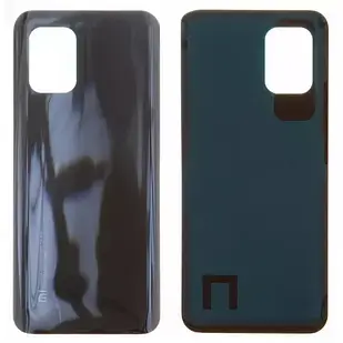 Задня панель корпусу для Xiaomi Mi 10 Lite, Mi 10 Youth 5G, чорна, cosmic Gray, M2002J9G