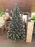 Ялинка Кармен з шишками та калиною 2.50 м, фото 9