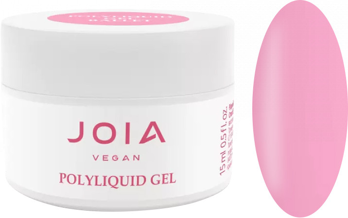 Рідкий гель для зміцнення та моделювання PolyLiquid gel Ballet JOIA VEGAN, 15 мл