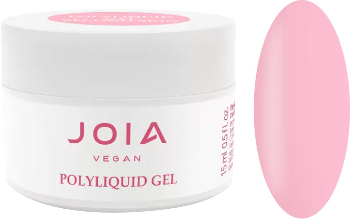 Рідкий гель для зміцнення та моделювання PolyLiquid gel Second Skin JOIA VEGAN, 15 мл