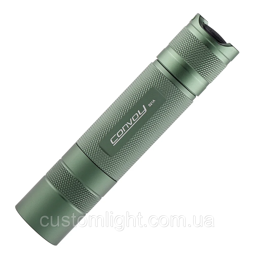 Ліхтар CONVOY S21A sst40 5000K 6000mA biscotti Оливковий